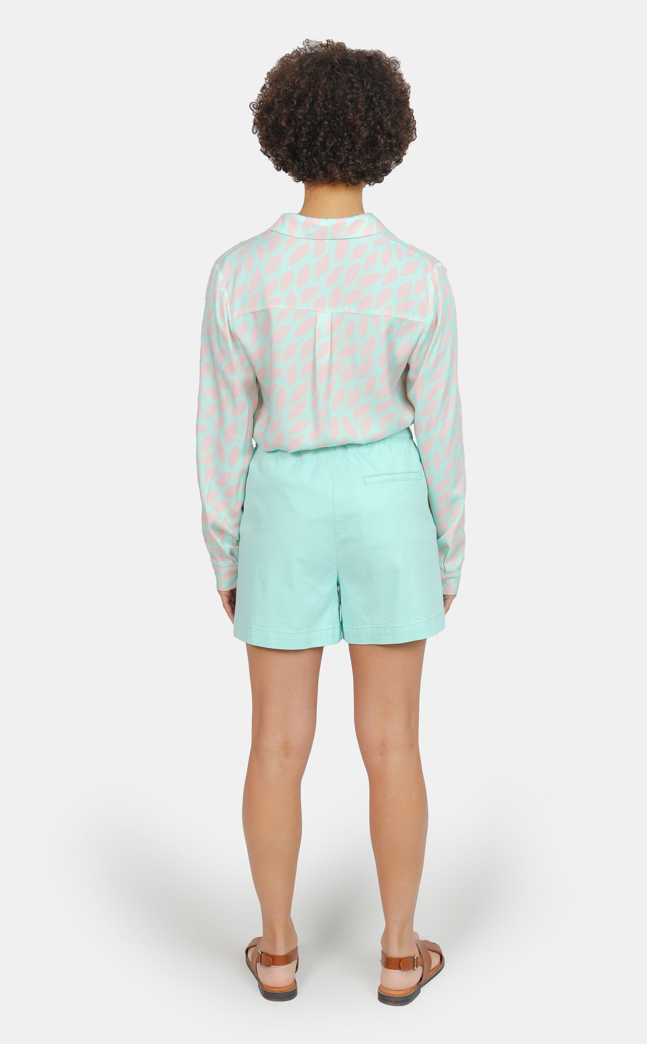 ABBY mint loose shorts