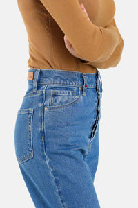 POLA stone cropped straight jeans